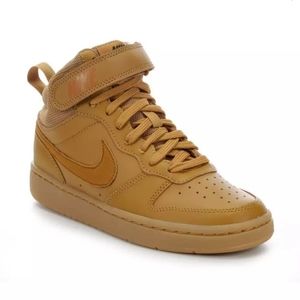 BOYS' NIKE BIG KID COURT BOROUGH MID 2 SNEAKERS 3.5 Y